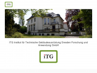 itg-dresden.de Webseite Vorschau