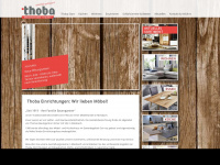 thoba-einrichtungen.com Webseite Vorschau