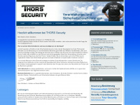thors-security.de Webseite Vorschau