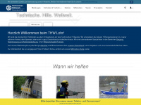 thw-lohr.de Webseite Vorschau