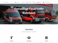 ff-rohrbach.de Webseite Vorschau