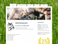 tierarzt-wolf-augsburg.de Webseite Vorschau