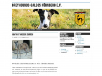 greyhound-galgo.de Webseite Vorschau