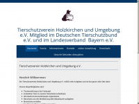 tierschutzverein-holzkirchen.de Webseite Vorschau