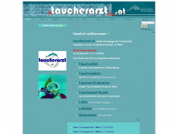 taucherarzt.at Webseite Vorschau