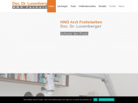 hno-luxenberger.at Webseite Vorschau