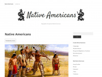 native-americans.org Webseite Vorschau