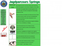 jagdparcours-springe.de Webseite Vorschau