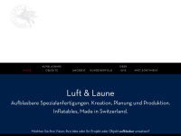 luftundlaune.ch Webseite Vorschau