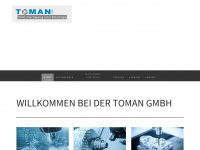 toman-gmbh.de Webseite Vorschau