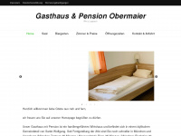 gasthaus-obermaier.de Webseite Vorschau