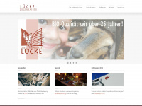 lueckes-ziegenkaeserei.de Webseite Vorschau