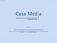 casamedia.de Webseite Vorschau