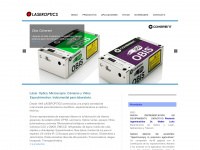 laseroptics.com.ar Webseite Vorschau