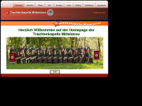 trachtenkapelle-mittelstreu.de Webseite Vorschau
