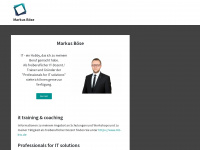 markus-boese.de Webseite Vorschau