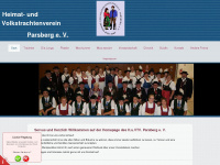 trachtenverein-parsberg-opf.de Webseite Vorschau