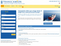 transcamion.com Webseite Vorschau