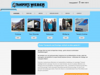transporte-weber.de Webseite Vorschau