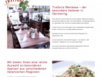 trattoria-weinlese.de Webseite Vorschau
