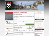 stadt-trebbin.de Webseite Vorschau
