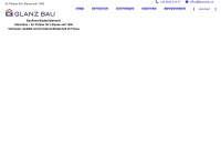 glanzbau.at Webseite Vorschau