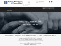 baysingerlaw.com Webseite Vorschau