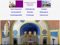 pfarrkirchen-evangelisch.de Webseite Vorschau