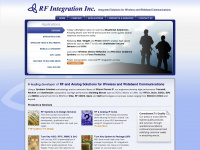 rfintegration.com Webseite Vorschau