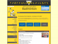 badminton-gersthofen.de Webseite Vorschau