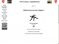 kegeln-kornburg.de Webseite Vorschau