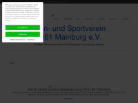 tsv-mainburg.de Webseite Vorschau