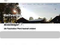 reiten-peiting.de Webseite Vorschau