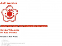 judo-werneck.de Webseite Vorschau