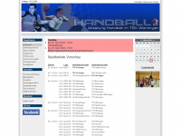 handball-wertingen.de Webseite Vorschau