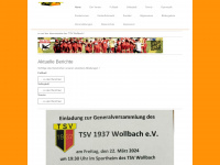 tsv-wollbach.de Webseite Vorschau