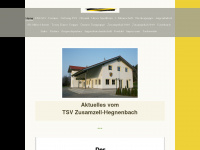 tsv-zusamzell-hegnenbach.de Webseite Vorschau