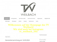 tvweilbach.de Webseite Vorschau