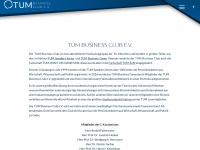 tum-businessclub.de Webseite Vorschau