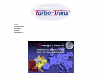 turbo-trans.de Webseite Vorschau