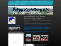 spvgg-kapfelberg.de Webseite Vorschau