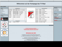 tvwaal.de Webseite Vorschau