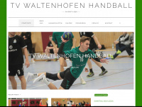 waltenhofen-handball.de Webseite Vorschau