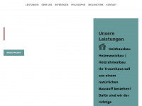 tyroller-holzbau.de Webseite Vorschau