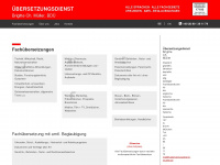 uebersetzungsdienst-mueller.de Webseite Vorschau