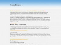 coaching--muenchen.de Webseite Vorschau