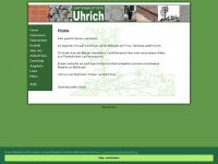 uhrich.info Webseite Vorschau