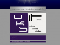 uks-electronic.de Webseite Vorschau
