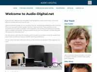 audio-digital.net Webseite Vorschau