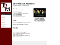 theaterschule-muenchen.de Webseite Vorschau